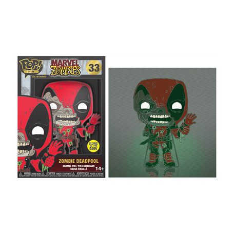 Funko POP! Pin: Marvel -  Zombie Deadpool-FKMVPP0095