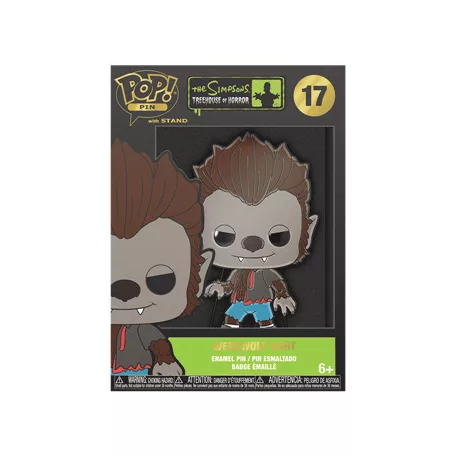 Funko POP! Pins: Simpsons - Werewolf Bart w/ch (Glow)-FKSIMPP0006