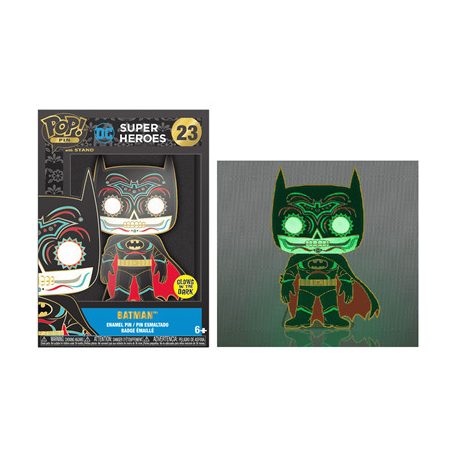 Funko POP! Pins: Batman - Batman (Dia De Los DC)-FKDCCPP0037