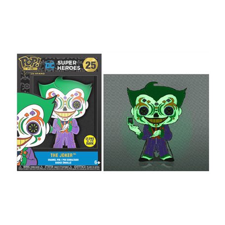 Funko POP! Pins: Batman - Joker (Dia De Los DC)-FKDCCPP0039