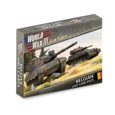 World War 3: NATO Forces - Belgian Unit Card Pack (33 x Cards) - EN-WW3-09B