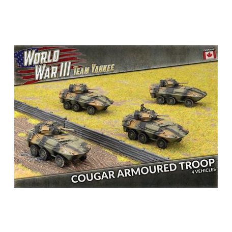 World War 3: NATO Forces - Cougar Armoured Troop (x4) - EN-TCBX03