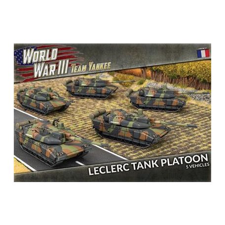 World War 3: NATO Forces - Leclerc Tank Platoon (x5 plastic) - EN-TFBX10