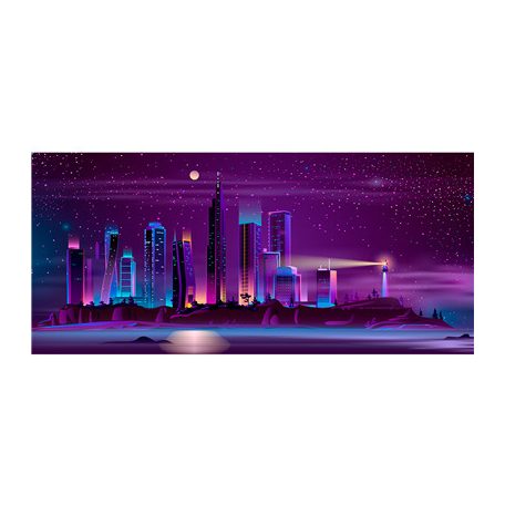 Kraken Wargames Gaming Mat - Coastal Night-KWG-GMP-046