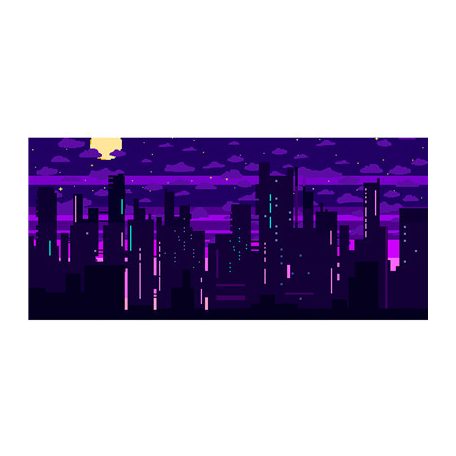 Kraken Wargames Gaming Mat - Pixel City-KWG-GMP-051