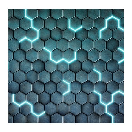 Kraken Wargames Playmat - Blue Hexx-KWG-63-65