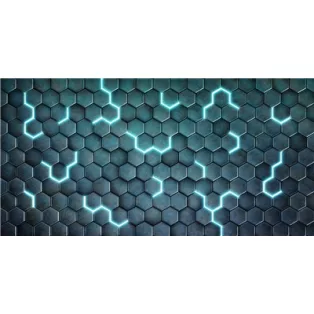 Kraken Wargames Playmat - Blue Hexx-KWG-33-62