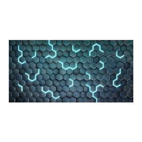 Kraken Wargames Playmat - Blue Hexx-KWG-33-62