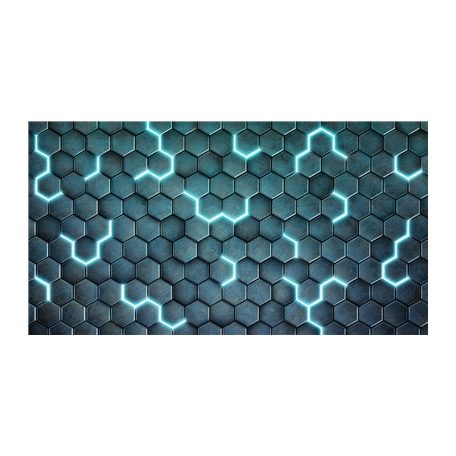 Kraken Wargames Playmat - Blue Hexx-KWG-BG-60