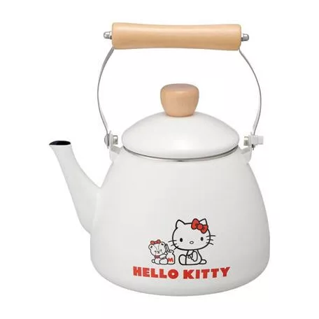 Enamel Tea Kettle Tiny Chum - Hello Kitty-SKATER-HK-56670