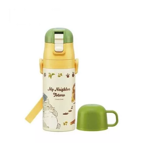 Thermos Bottle double opening Totoro & Catbus - My Neighbor Totoro-SKATER-64962