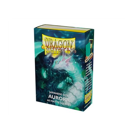Dragon Shield Sleeves - Matte Japanese size - Aurora (60 Sleeves)-AT-11158