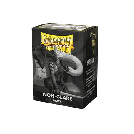 Dragon Shield Sleeves - Matte NonGlare Standard size - Black V2-AT-11822