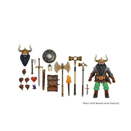 Dungeons & Dragons - 7” Scale Action Figure - Ultimate Elkhorn the Good Dwarf Fighter-NECA52279