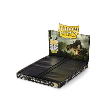 Dragon Shield 16-Pocket Pages - Centerloaded - Non-glare front Display (50 Pages)-AT-10312