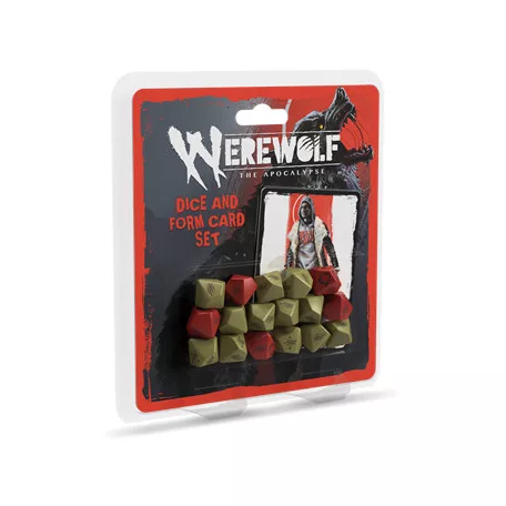 Werewolf: The Apocalypse 5th Edition RPG Dice and Form Card Set - EN-RGS02592