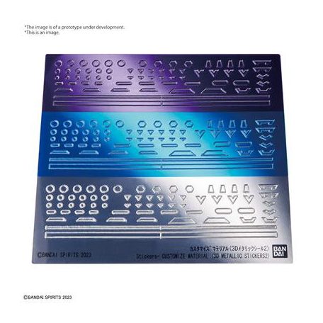 CUSTOMIZE MATERIAL (3D METALLIC STICKERS 2)-MK66278