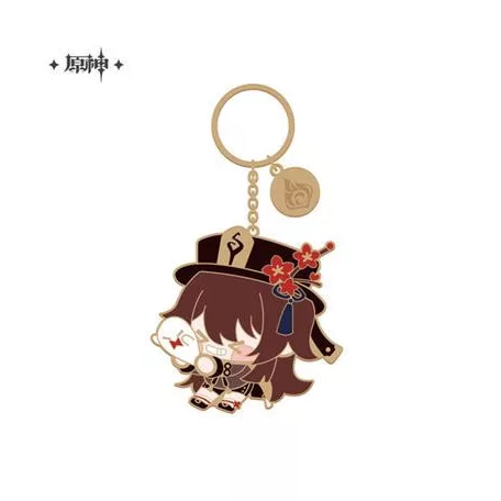 Genshin Impact - Enamel Metal Keychain - Hu Tao-SAK12530