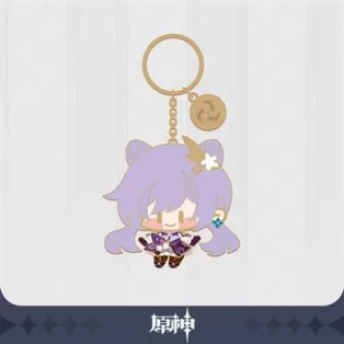 Genshin Impact - Enamel Metal Keychain - Keqing-SAK30403