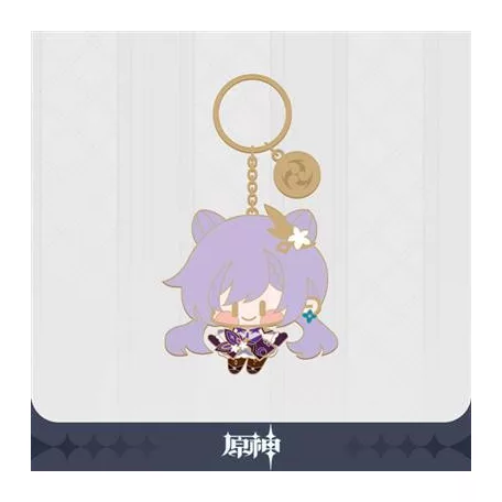 Genshin Impact - Enamel Metal Keychain - Keqing-SAK30403