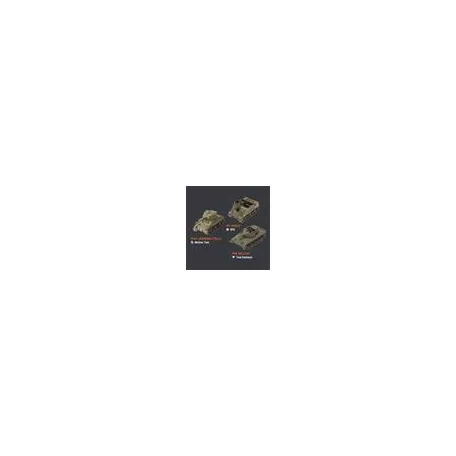 World of Tanks: U.S.A. Tank Platoon (M4A1 Sherman (76mm), M7 Priest, M18 Hellcat)-WOT75