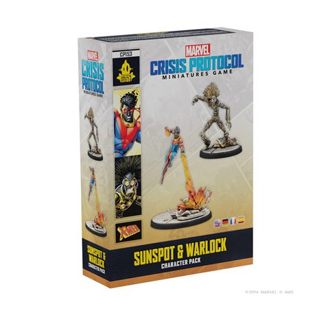 Marvel Crisis Protocol: Sunspot & Warlock  - EN/SP/DE/FR-CP153