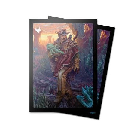 UP - Outlaws of Thunder Junction 100ct Deck Protector Sleeves B for Magic: The Gathering-38351