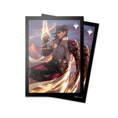 UP - Outlaws of Thunder Junction 100ct Deck Protector Sleeves Key Art 3 for Magic: The Gathering-38356
