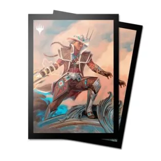 UP - Outlaws of Thunder Junction 100ct Deck Protector Sleeves Key Art 5 for Magic: The Gathering-38358