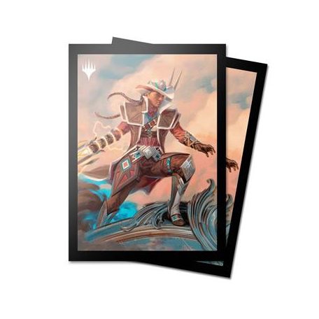 UP - Outlaws of Thunder Junction 100ct Deck Protector Sleeves Key Art 5 for Magic: The Gathering-38358