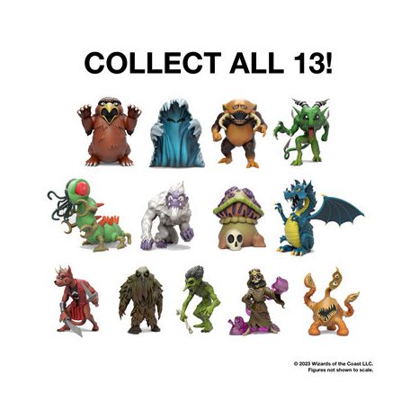 Dungeons & Dragons: 3 inch Vinyl Mini - Monster Series 2: D&D 1e Display (24)-KR68322
