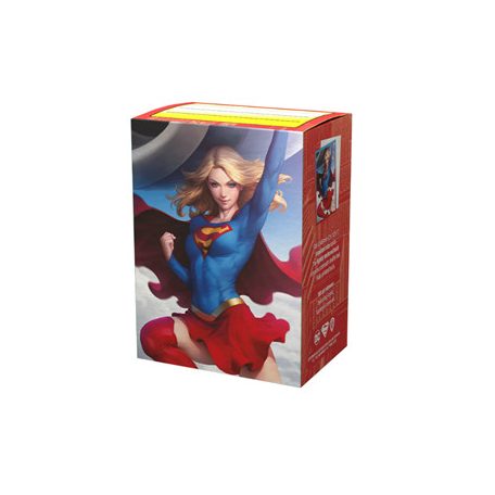 Dragon Shield Standard Size License Sleeves - Supergirl (100 Sleeves)-AT-16096