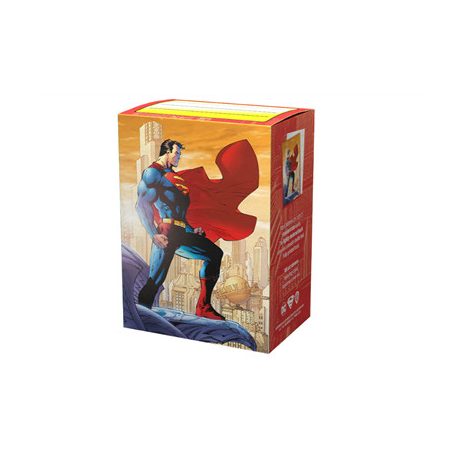 Dragon Shield Standard Size License Sleeves - Superman 2 (100 Sleeves)-AT-16097