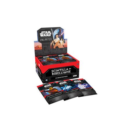 FFG - Star Wars: Unlimited - Scintilla di Ribellione Booster Display (24 Booster) - IT-SWH0101IT