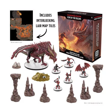 D&D Icons of the Realms: Adventure in a Box - Red Dragon's Lair-96294