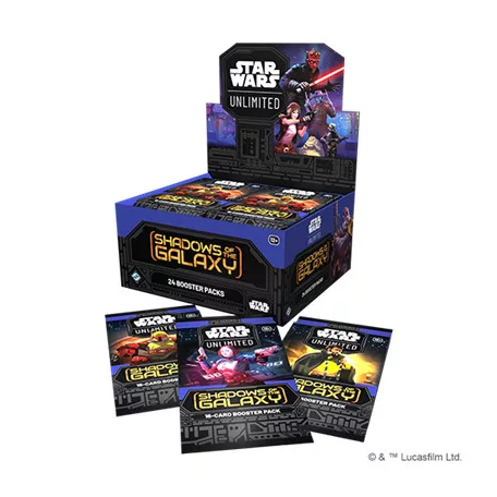 FFG - Star Wars: Unlimited - Shadows of the Galaxy: Booster Display (24 Booster) - EN-SWH0202en