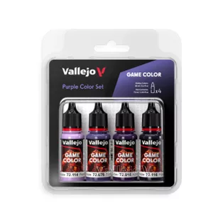 Vallejo - Game Color / 4 colors - Purple Color Set 18 ml-72382