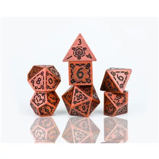 Sirius Dice - Dice Set - Illusory Metal - Copper-SDZ0017-01