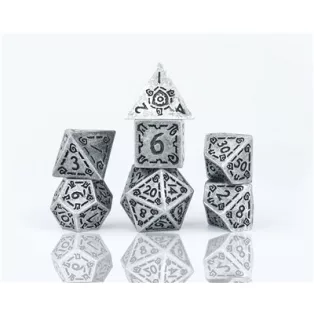 Sirius Dice - Dice Set - Illusory Metal - Silver-SDZ0017-02