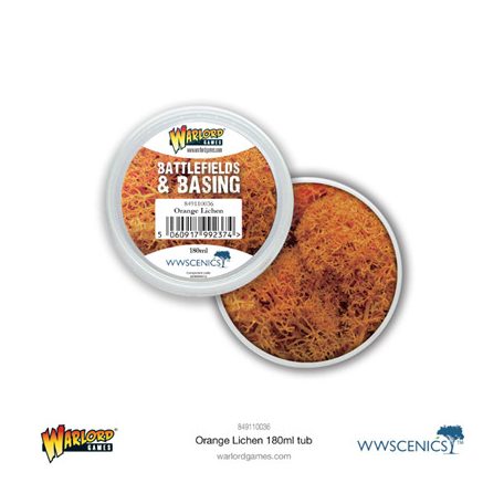 Battlefields & Basing: Orange Lichen (180ml)-849110036