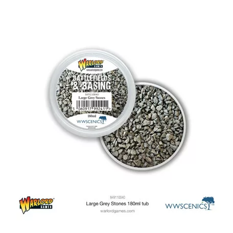 Battlefields & Basing: Large Grey Stones (180ml)-849110040