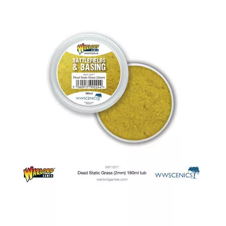 Battlefields & Basing: Dead 2mm Static Grass (180ml)-849110017