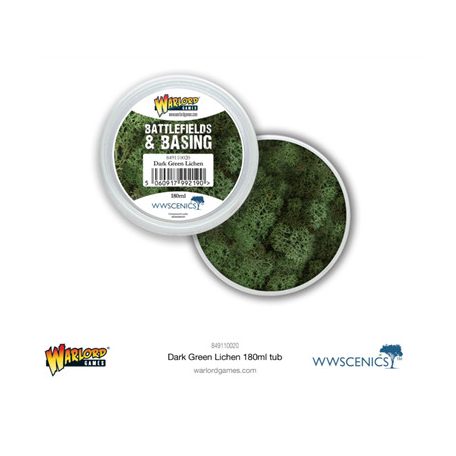 Battlefields & Basing: Dark Green Lichen (180ml)-849110020