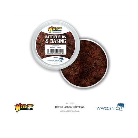 Battlefields & Basing: Brown Lichen (180ml)-849110021