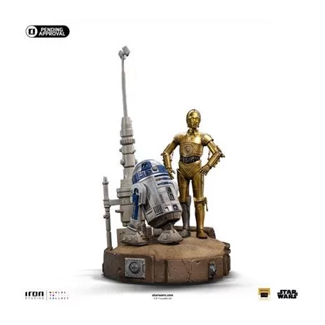 Star Wars C3PO and R2D2 Deluxe Art Scale 1/10-LUCSW97123-10