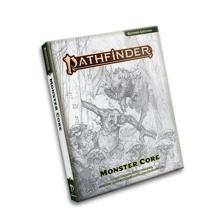 Pathfinder RPG: Pathfinder Monster Core Sketch Cover Edition (P2) - EN-PZO12003-SK