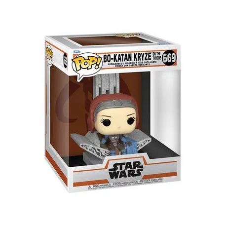 Funko POP! Deluxe: MND S9 - Bo Katan w/Throne-FK76545