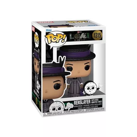 Funko POP! POP&Buddy: Loki Season 2 - Renslayer with Miss Minutes-FK72172