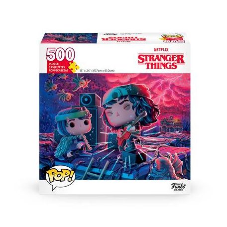 Funko Pop! Puzzles: Stranger Things S4 - Eddie w/ Guitar-FK74898