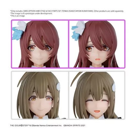 30MS OPTION HAIR STYLE & FACE PARTS SET (TENKA OSAKI/CHIYUKI KUWAYAMA)-MK66312